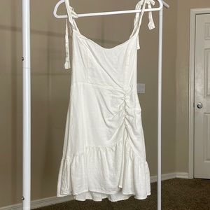 White Flowy Dress